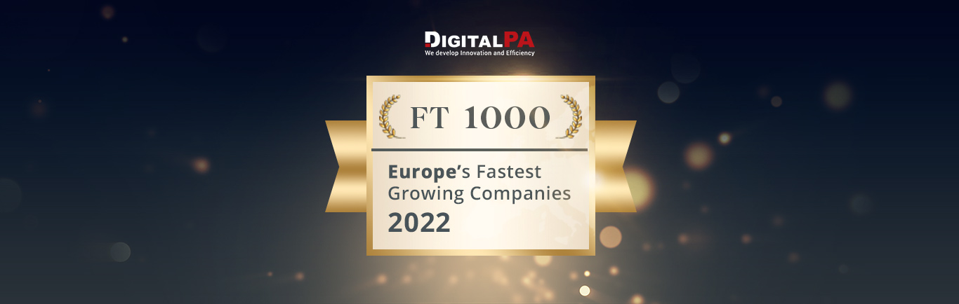 DigitalPA debuts in the Financial Times FT 1000 2022 ranking