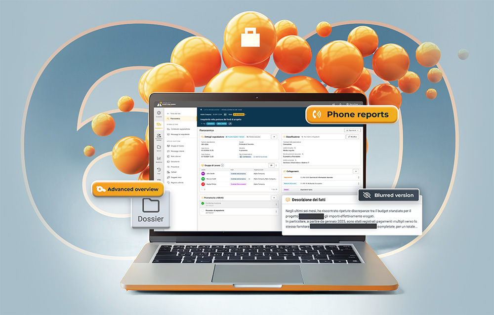Legality Whistleblowing 6.0 mockup